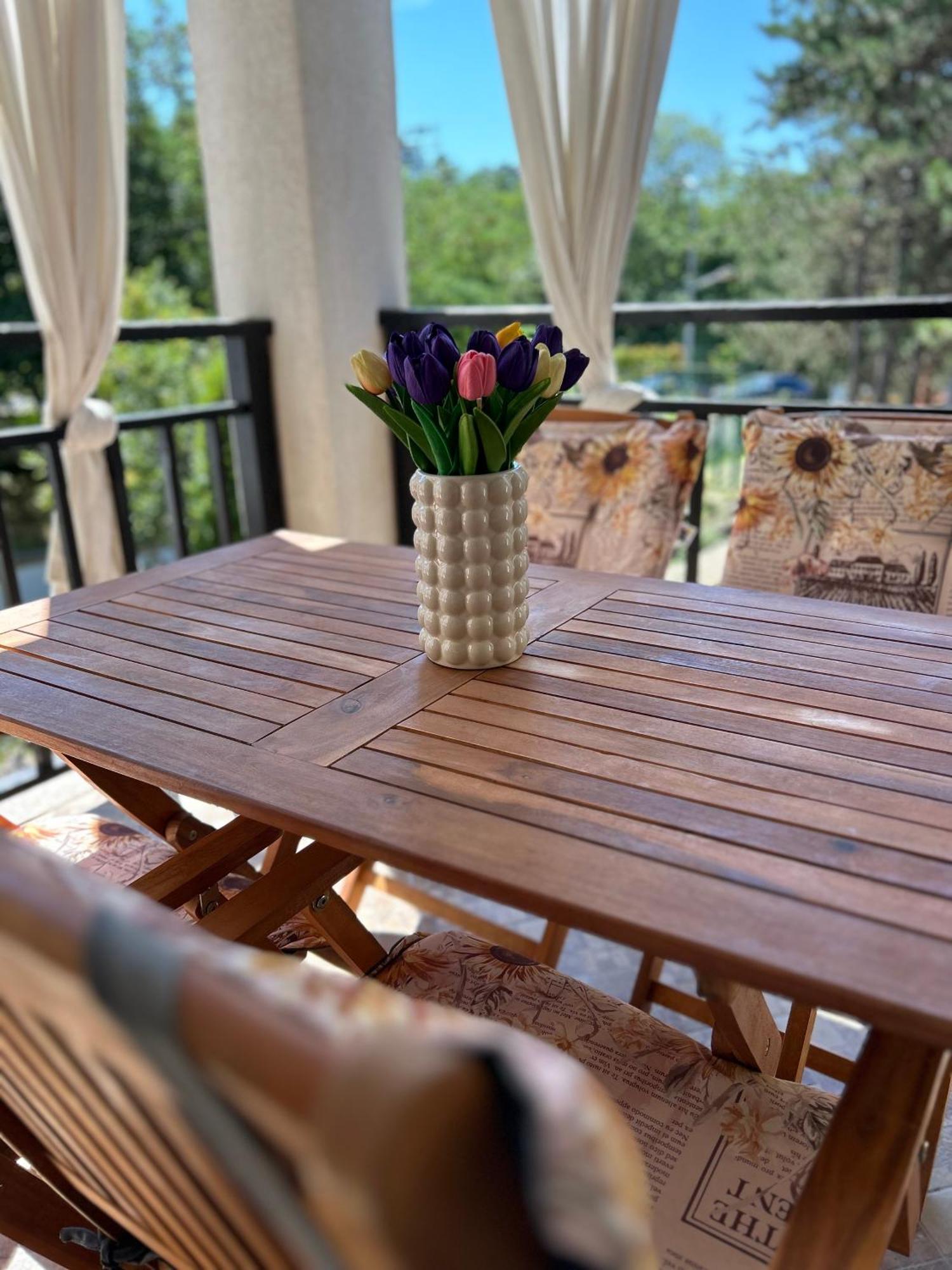 Quiet Apartment With Big Terrace In Santa Marina With Parking Sozopol Buitenkant foto